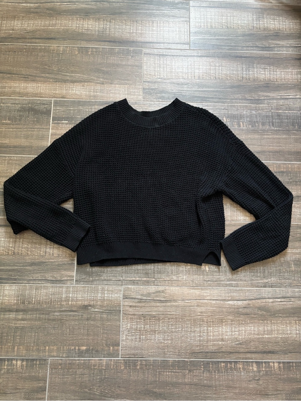BP Women's Crewneck Knit Cropped Sweater